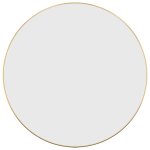 Vidaxl miroir mural dor� � 60 cm rond