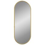 Vidaxl miroir mural doré 60x25 cm ovale Vidaxl miroir mural doré 60x25 cm ovale