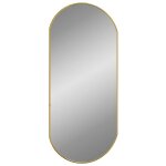 Vidaxl miroir mural dor� 80x35 cm ovale