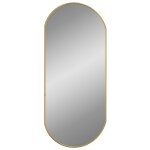 Vidaxl miroir mural dor 80x35 cm ovale