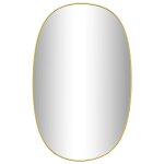 Vidaxl miroir mural dor 80x50 cm