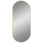 Vidaxl miroir mural dor 90x40 cm ovale