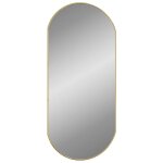 Vidaxl miroir mural dor� 90x40 cm ovale