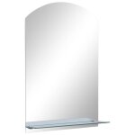 Vidaxl miroir mural avec �tag�re 40x60 cm verre tremp�