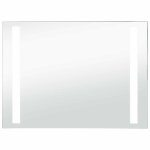 Vidaxl miroir mural  led pour salle de bains 100x60 cm