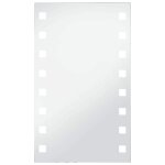 Vidaxl miroir mural  led pour salle de bains 60x100 cm