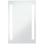 Vidaxl miroir mural  led pour salle de bains 60x100 cm