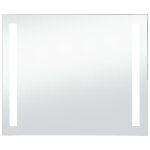 Vidaxl miroir mural  led pour salle de bains 80x60 cm
