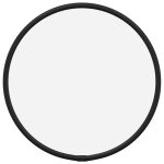 Vidaxl miroir mural noir Ø 20 cm rond Vidaxl miroir mural noir Ø 20 cm rond