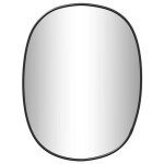 Vidaxl miroir mural noir 30x25 cm