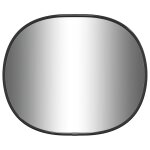 Vidaxl miroir mural noir 30x25 cm