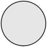 Vidaxl miroir mural noir � 40 cm rond