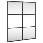 Vidaxl miroir mural noir 50x60 cm rectangulaire fer Vidaxl miroir mural noir 50x60 cm rectangulaire fer