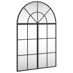 Vidaxl miroir mural noir 60x90 cm arche fer Vidaxl miroir mural noir 60x90 cm arche fer
