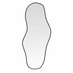 Vidaxl miroir mural noir 70x30 cm