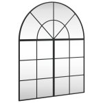 Vidaxl miroir mural noir 80x100 cm arche fer Vidaxl miroir mural noir 80x100 cm arche fer
