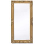 Vidaxl miroir mural style baroque 100x50 cm dor�