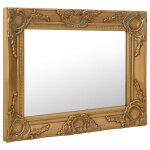 Vidaxl miroir mural style baroque 50x40 cm doré Vidaxl miroir mural style baroque 50x40 cm doré