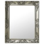 Vidaxl miroir mural style baroque 50x60 cm argent�