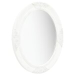 Vidaxl miroir mural style baroque 50x60 cm blanc Vidaxl miroir mural style baroque 50x60 cm blanc