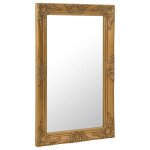 Vidaxl miroir mural style baroque 50x80 cm doré Vidaxl miroir mural style baroque 50x80 cm doré