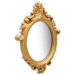 Vidaxl miroir mural style chteau 56x76 cm dor