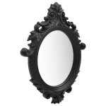 Vidaxl miroir mural style chteau 56x76 cm noir