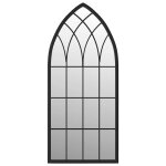 Vidaxl miroir noir 100x45 cm fer pour utilisation � l'int�rieur