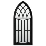 Vidaxl miroir noir 70x30 cm fer pour utilisation � l'int�rieur
