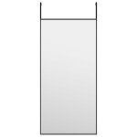 Vidaxl miroir de porte noir 30x60 cm verre et aluminium