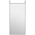 Vidaxl miroir de porte noir 50x100 cm verre et aluminium