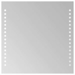 Vidaxl miroir de salle de bain � led 30x30 cm