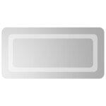 Vidaxl miroir de salle de bain  led 30x60 cm