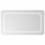Vidaxl miroir de salle de bain � led 40x60 cm