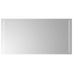 Vidaxl miroir de salle de bain � led 40x80 cm