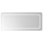 Vidaxl miroir de salle de bain � led 40x90 cm
