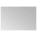 Vidaxl miroir de salle de bain � led 60x40 cm