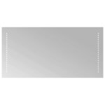 Vidaxl miroir de salle de bain � led 80x40 cm