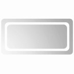 Vidaxl miroir de salle de bain � led 80x40 cm