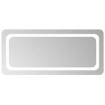 Vidaxl miroir de salle de bain � led 90x40 cm
