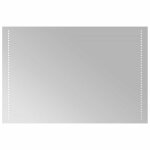 Vidaxl miroir de salle de bain � led 90x60 cm