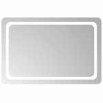 Vidaxl miroir de salle de bain � led 90x60 cm