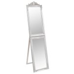 Vidaxl miroir sur pied argent 50x200 cm