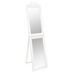 Vidaxl miroir sur pied blanc 50x200 cm Vidaxl miroir sur pied blanc 50x200 cm