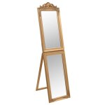 Vidaxl miroir sur pied dor� 40x160 cm