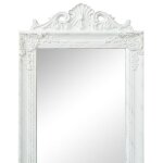 Vidaxl miroir sur pied style baroque 160x40 cm blanc