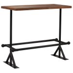 Vidaxl mobilier de bar 5 pcs bois de rcupration massif