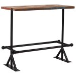 Vidaxl mobilier de bar 5 pcs bois de r�cup�ration massif multicolore