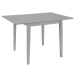 Vidaxl mobilier de salle � manger 5 pcs mdf gris