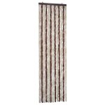 Vidaxl moustiquaire beige et marron clair 56 x 185 cm chenille